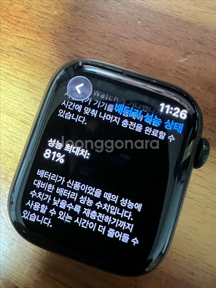 애플워치7 45mm 셀룰러 Green Aluminum--9