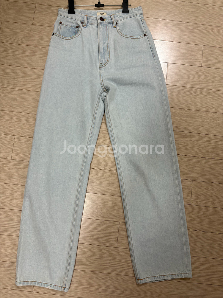 샵엠 그레이스데님 연청바지 xs--5