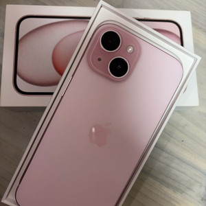 급처 새상품급 아이폰15 핑크 128GB 풀박