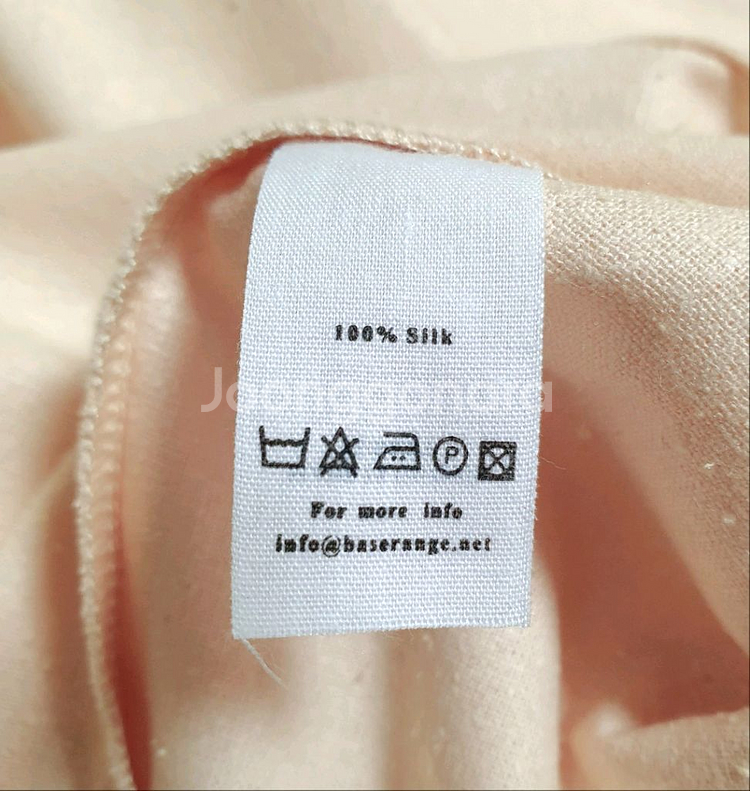 1회착용 / 베이스레인지 실크 100% 와이드 팬츠--4