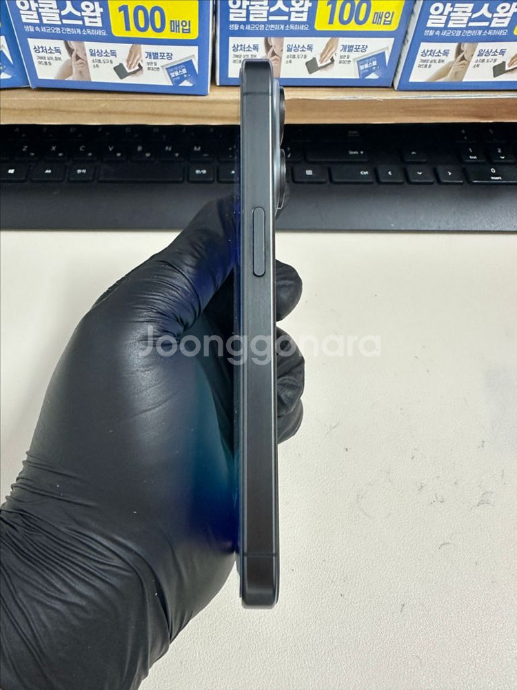 아이폰15프로 256G 블랙티타늄 S급!--5