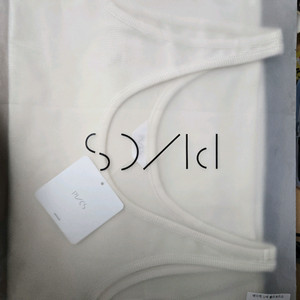 PVCS 프븏스 베이직 유넥 슬리브리스 크림 L