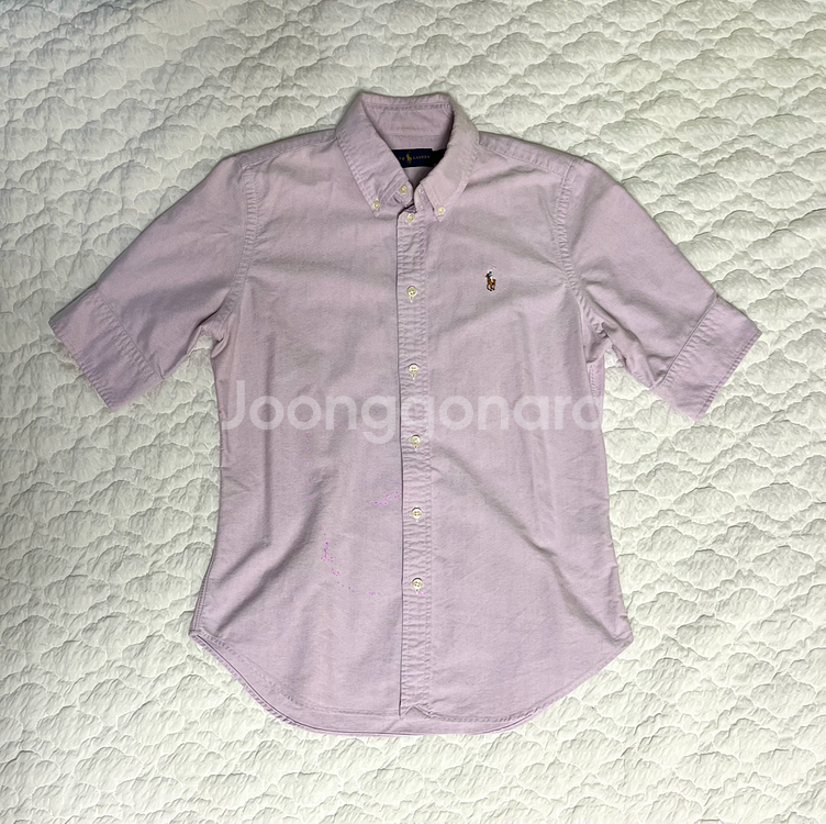 Ralph Lauren랄프로렌 라벤더 반팔 셔츠--0
