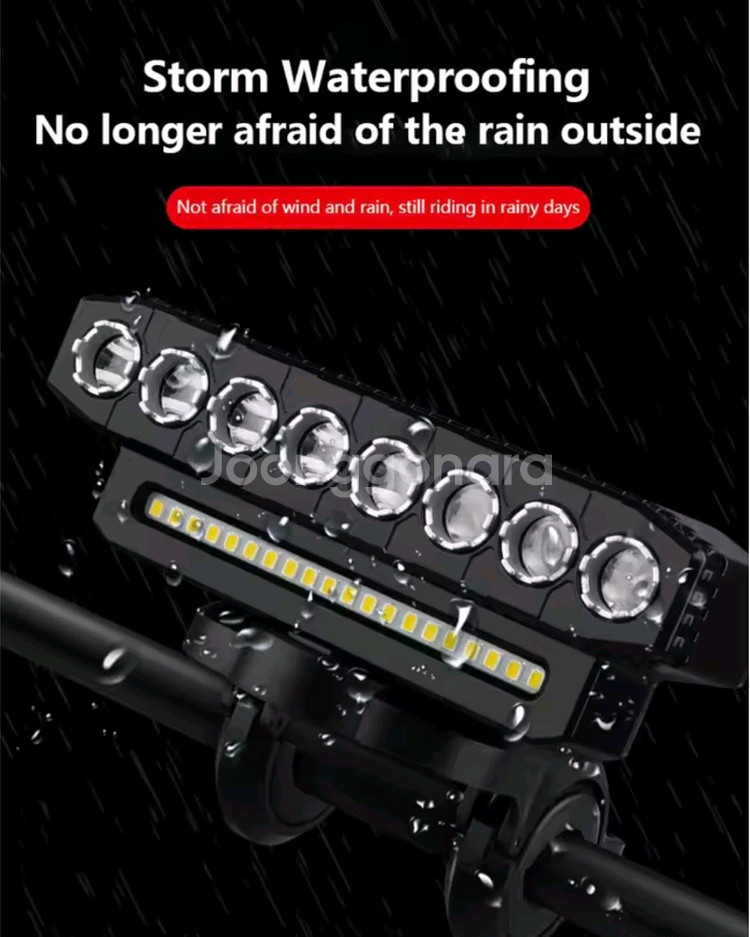 새상품>자전거전조등+후미등+벨 자전거 라이트 킥보드 라--2