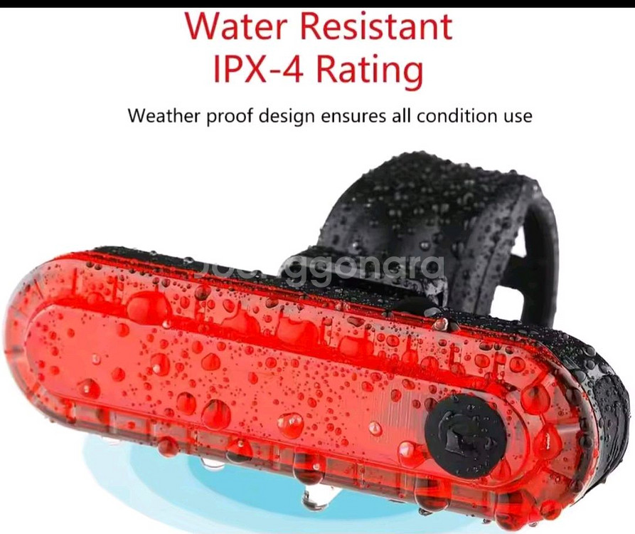 새상품>자전거전조등+후미등+벨 자전거 라이트 킥보드 라--8