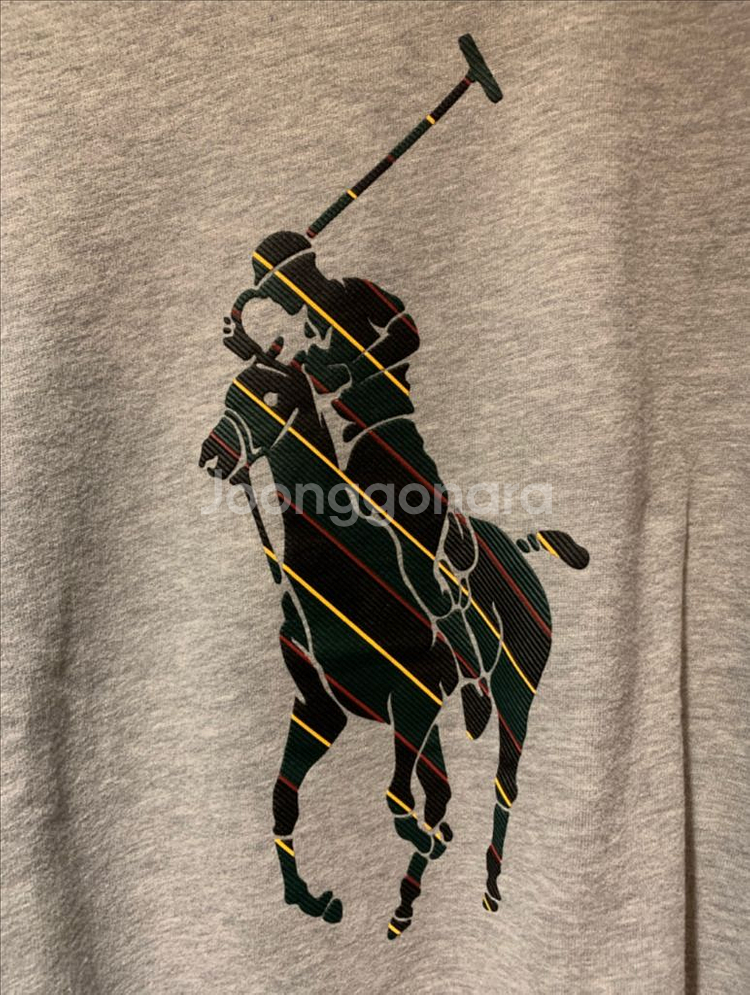 [M] [새상품] 폴로랄프로렌 스트라이프 빅 포니 기모--4