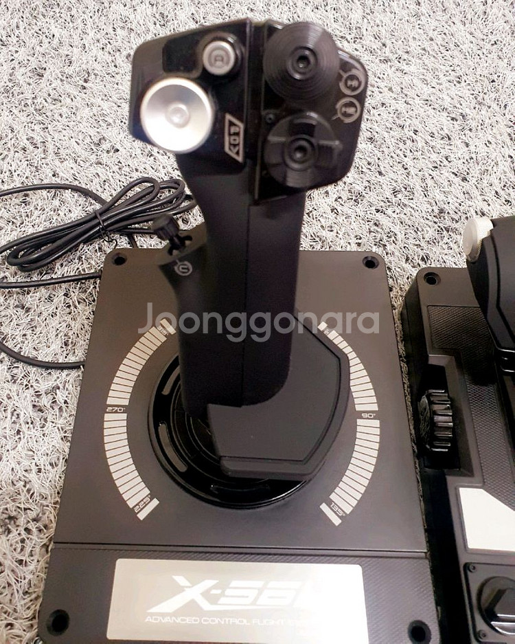 로지텍 G X56 HOTAS RGB 비행 조이스틱 스로--2