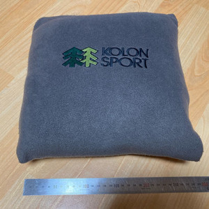 코오롱 레트로 빈티지 쿠션담요