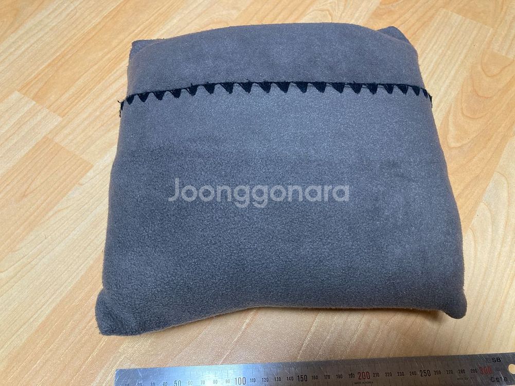 코오롱 레트로 빈티지 쿠션담요--1