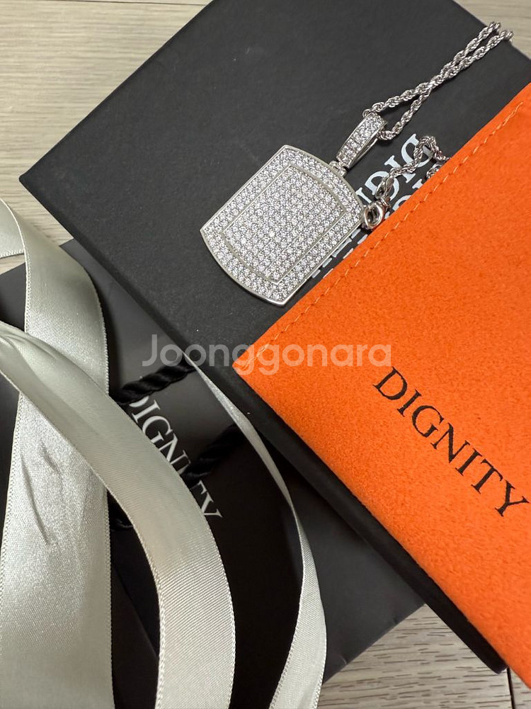 디그너티 N1 네크리스 화이트골드 55cm--0