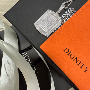 디그너티 N1 네크리스 화이트골드 55cm