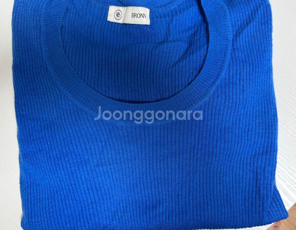 브론 라운드 넥 니트--0