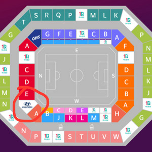 10월10일 대한민국 vs 브라질 현대자동차팬존 2연석