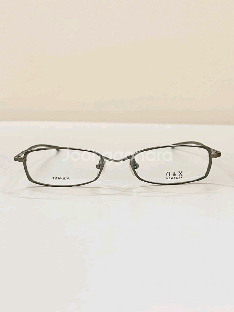 O&X 뉴욕 사각 온테 티타늄 안경--0