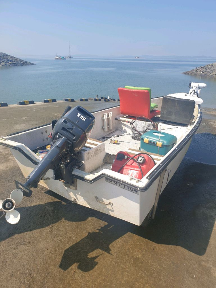 해양 370 야마하 15마력 선외기 가이드모터 어탐기 이미지