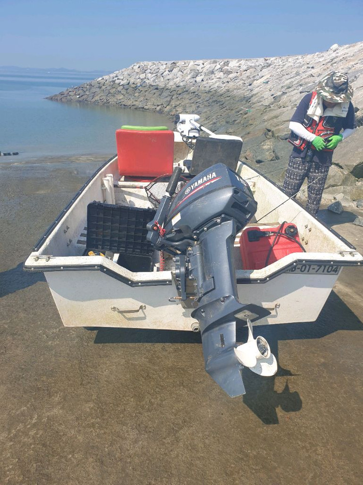 해양 370 야마하 15마력 선외기 가이드모터 어탐기 이미지