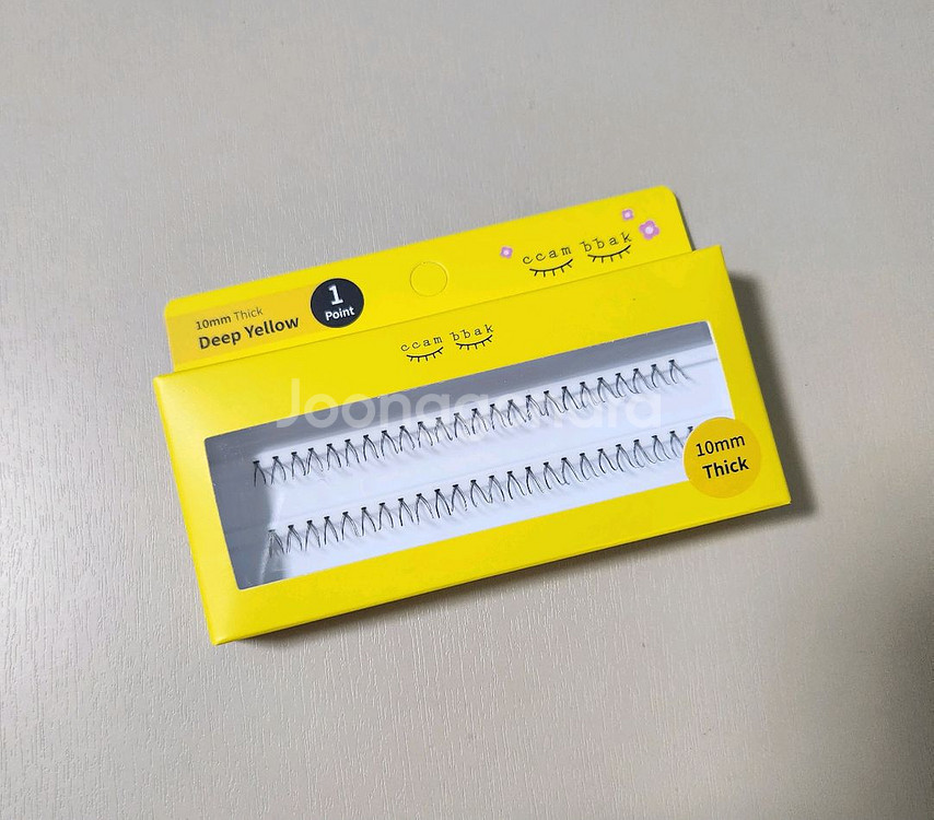 깜빡 속눈썹 10mm 띠크 1기둥--0
