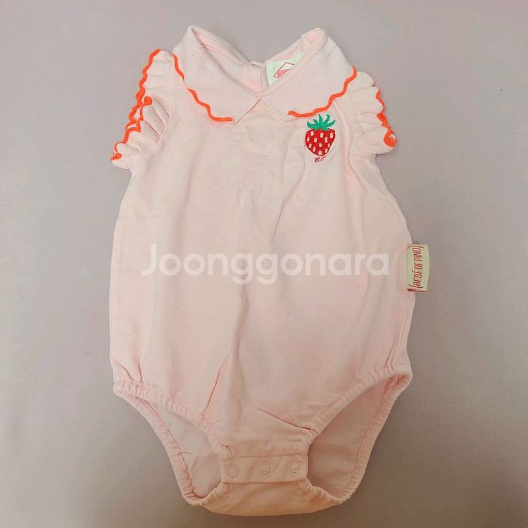 베베드피노 딸기 바디슈트90--0
