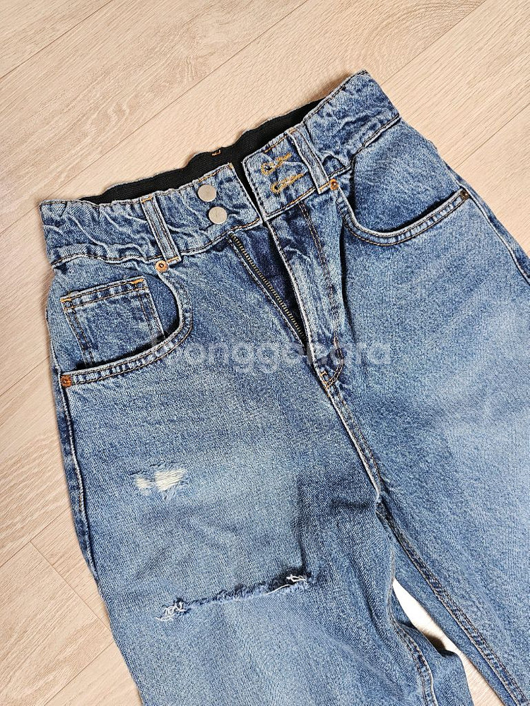 와이드 청바지(새거) 저렴하게--2