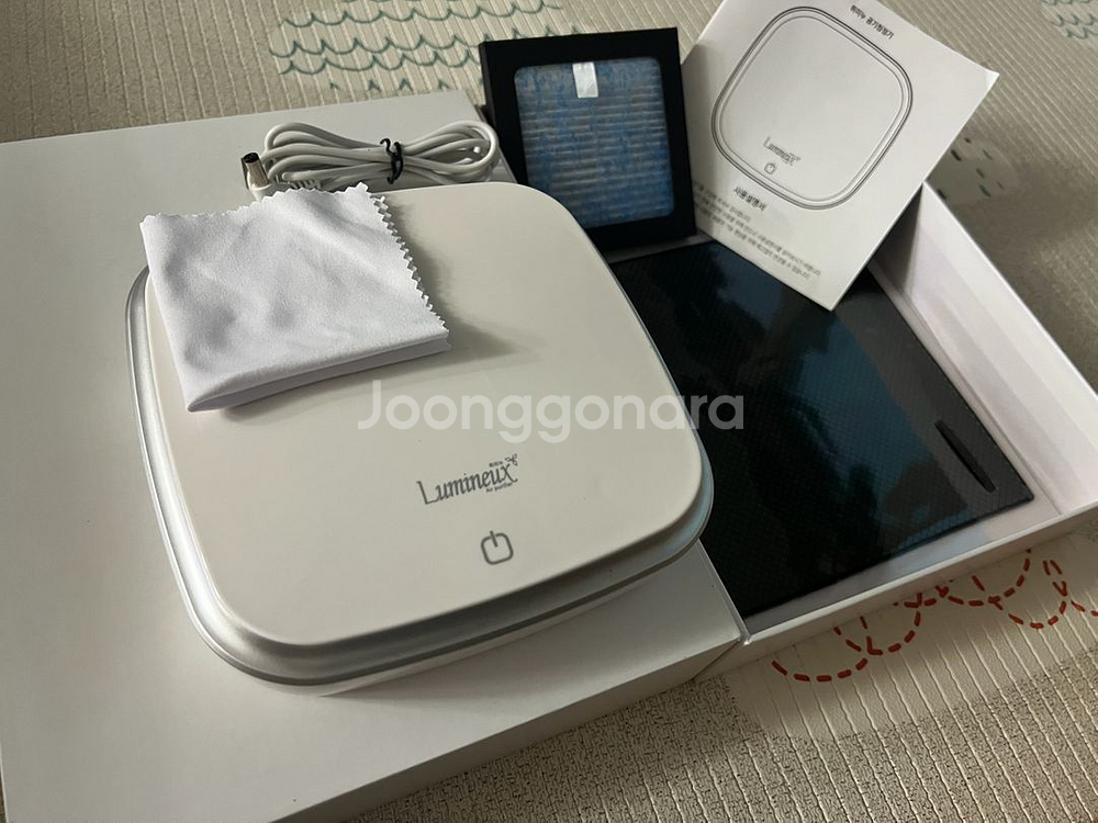 뤼미누 공기청정기 (개인책상,카운터,차량용 가능)--0
