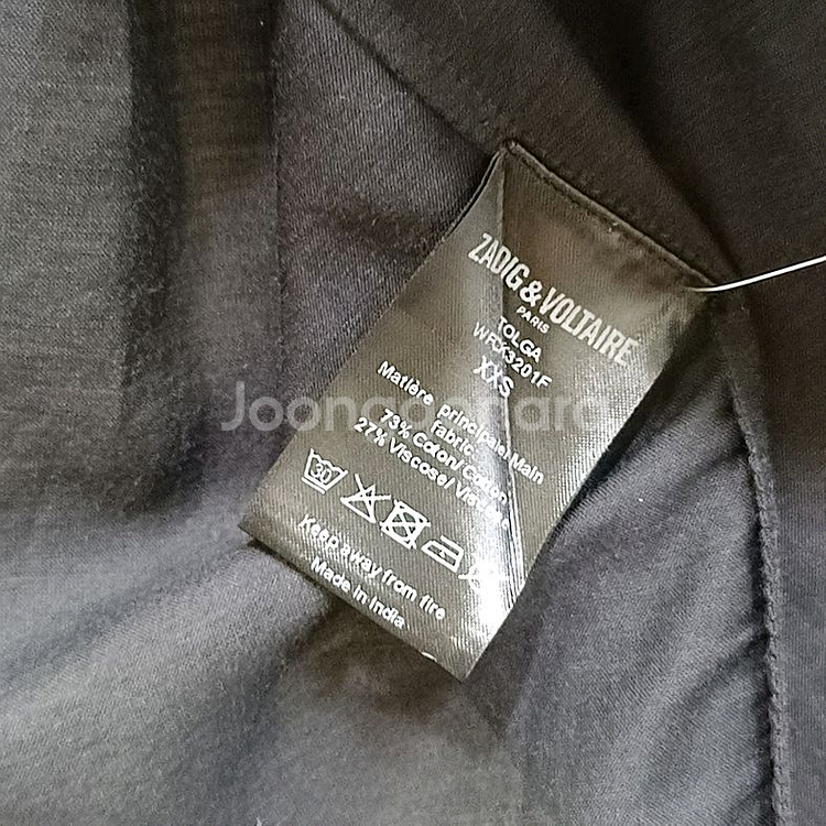 쟈딕앤볼테르 블라우스 블랙 여성 S M 사랑봉봉--4