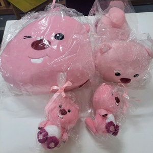 잔망루피 쿠션 및 봉제인형 일괄