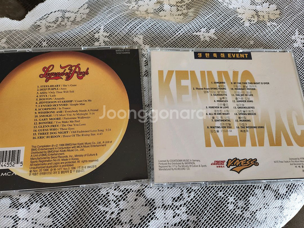 Legend of Rock & Kenny G CD--4