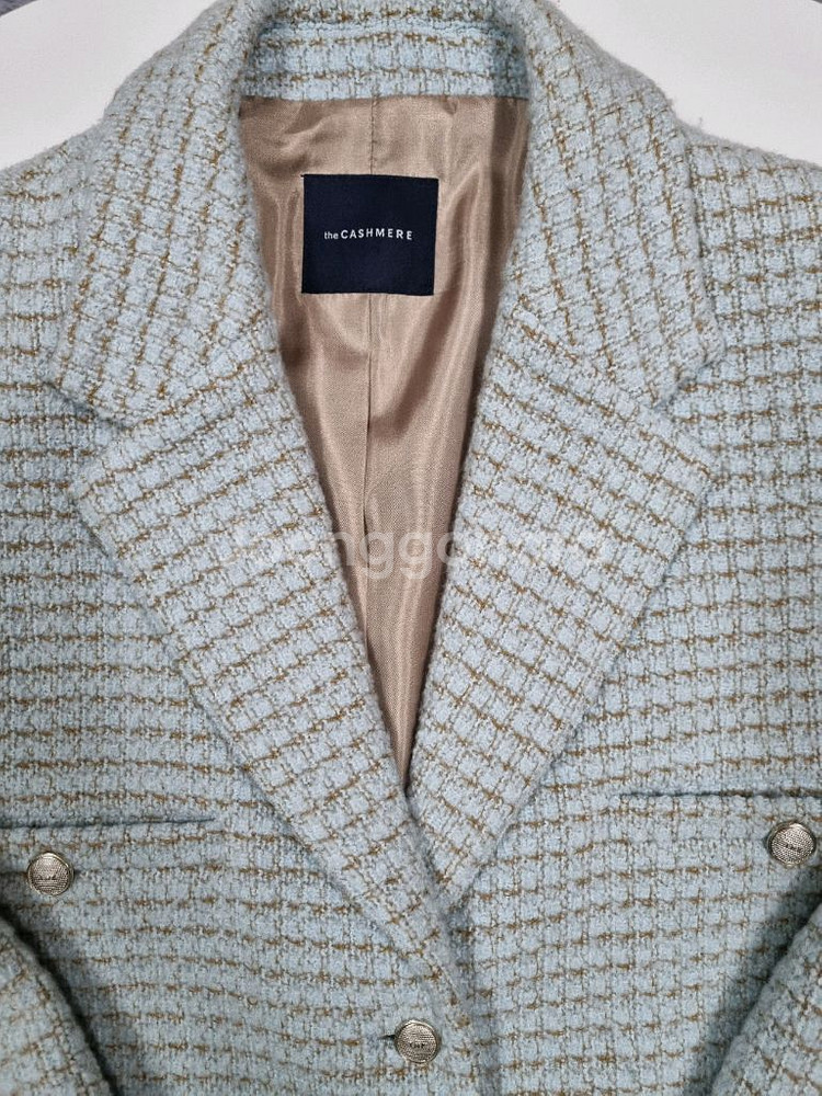 더캐시미어 울 블렌드 믹스드자켓--2