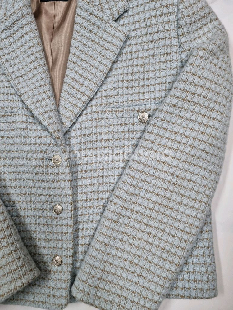 더캐시미어 울 블렌드 믹스드자켓--3