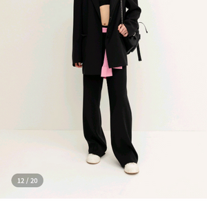 오르 루 자켓 블랙 s 새상품(25년 제품)