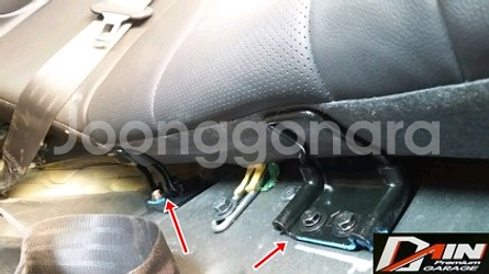 구형 자동차 ISOFIX 카시트 개조 셋트 팝니다--3