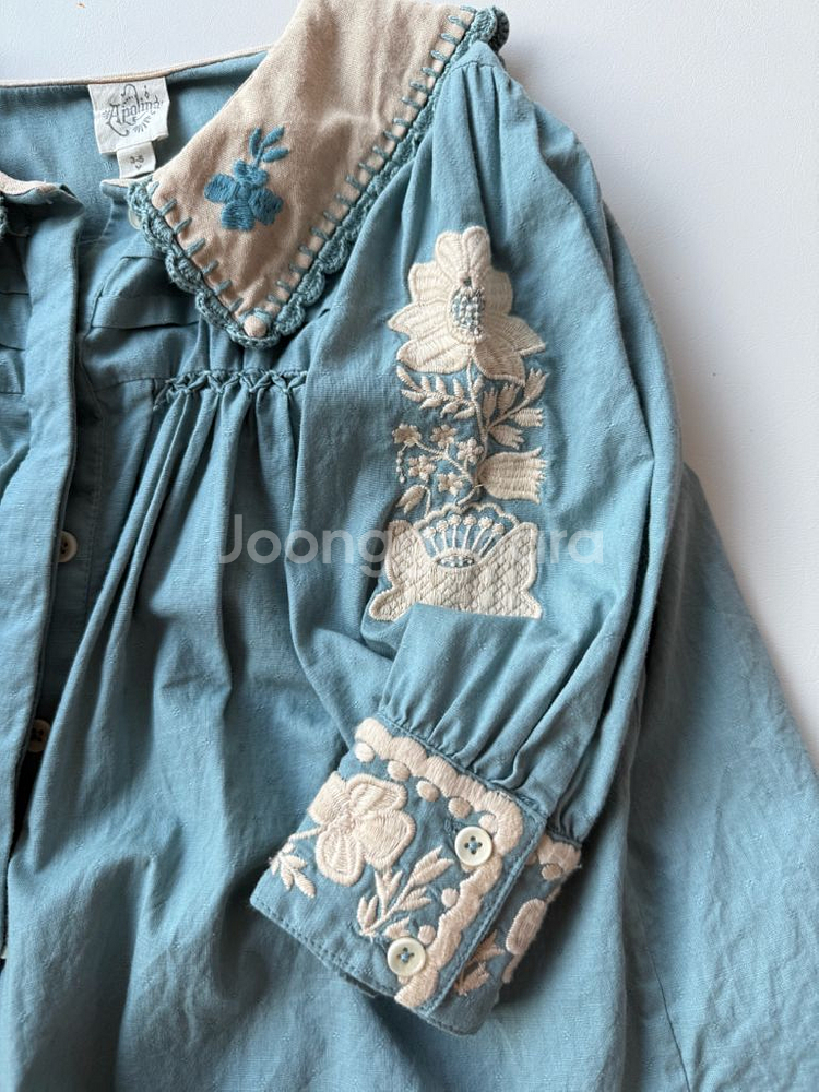 블루벨 3-5 봉주르다이어리 중국한정 핑크하트블라 6y--3