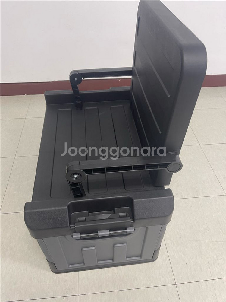(새제품) 캠핑용 트렁크 보관용 접이식 박스 의자 판매--0