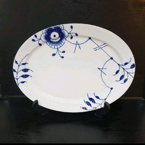 미개봉) 로얄코펜하겐 블루메가 오벌접시 28cm