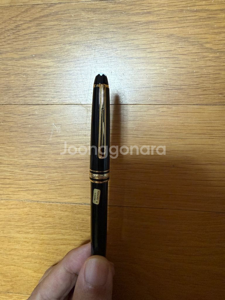 몽블랑 마이스터스튁 골드 볼펜(검정색상)--2