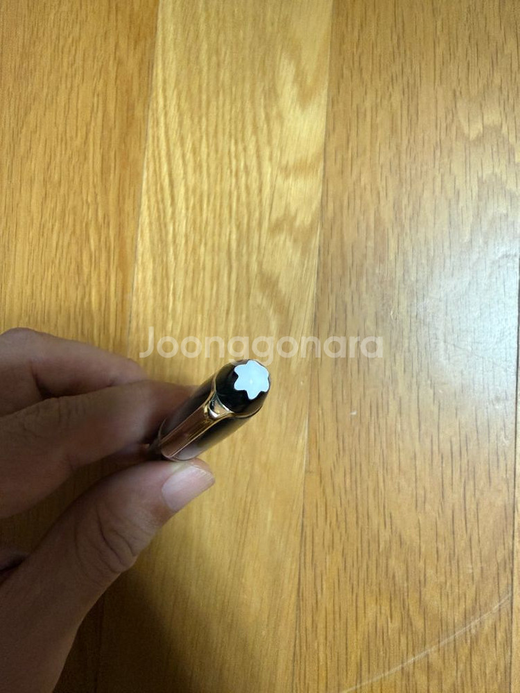 몽블랑 마이스터스튁 골드 볼펜(검정색상)--4