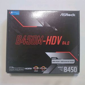 ASROCK B450M-HDV+2400G