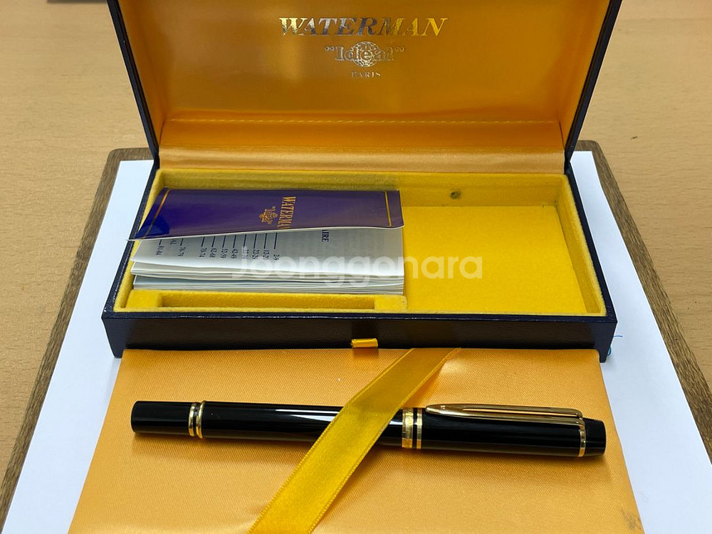 워터맨 만년필 맨 200 블랙 18K M닙--0