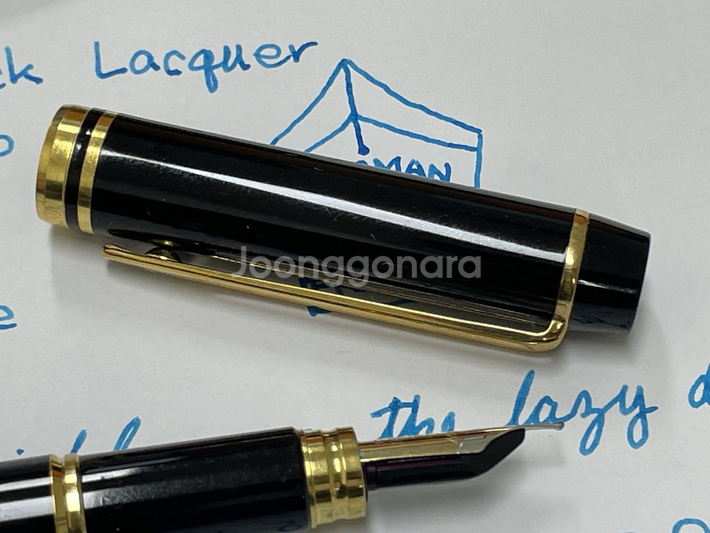 워터맨 만년필 맨 200 블랙 18K M닙--4