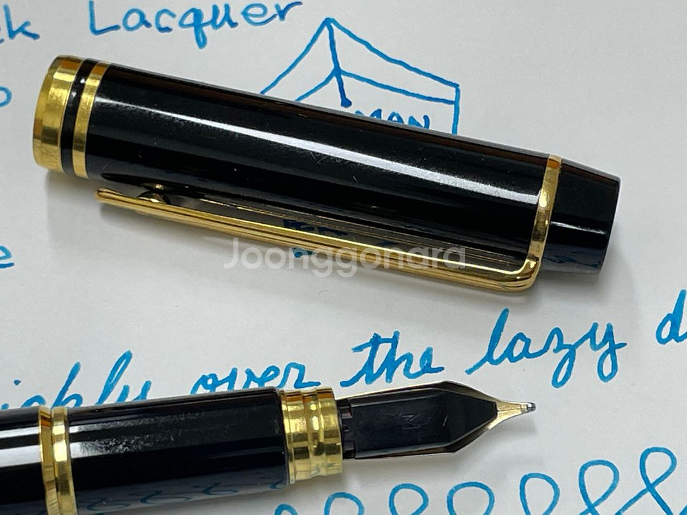 워터맨 만년필 맨 200 블랙 18K M닙--5