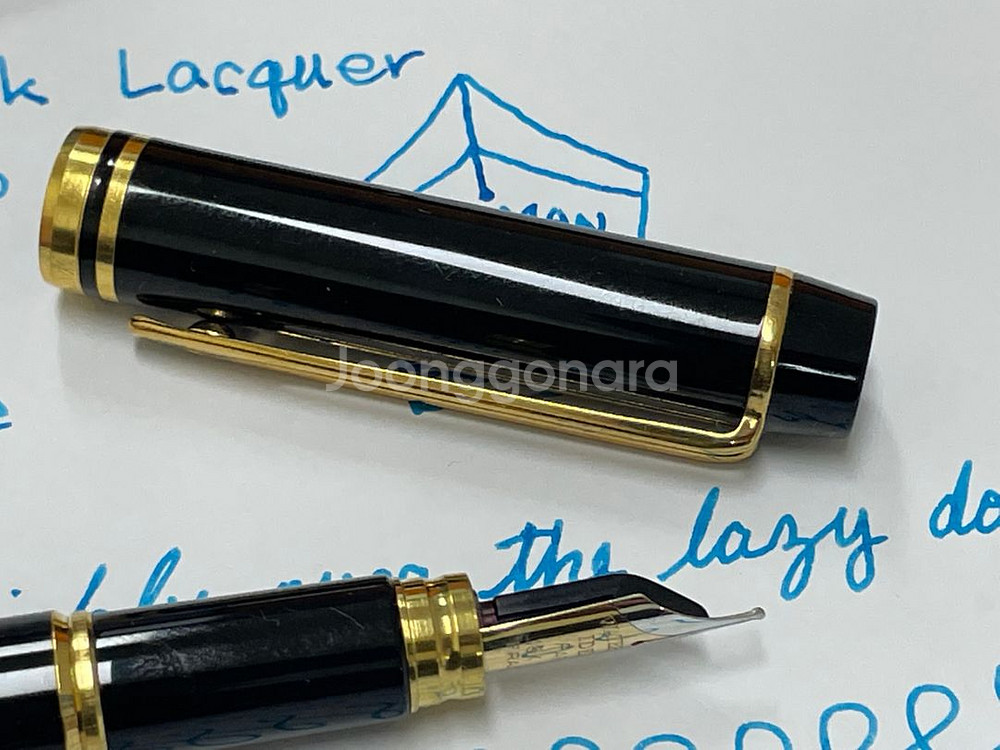 워터맨 만년필 맨 200 블랙 18K M닙--6