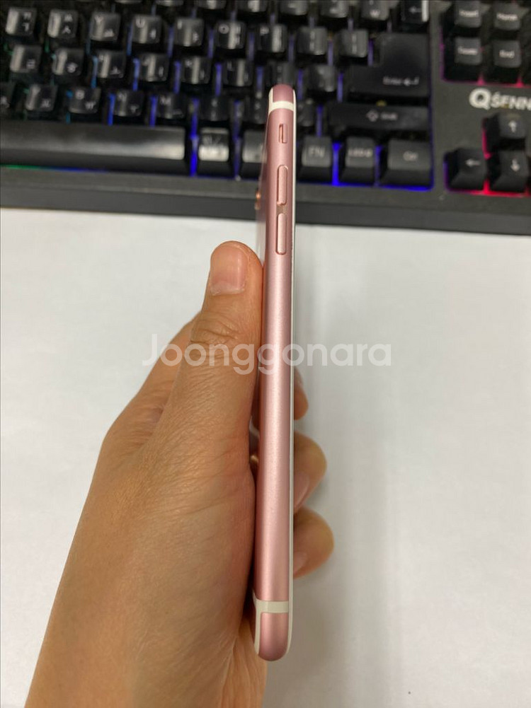 아이폰6S 로즈골드 SSS급 128GB 배터리91%--4