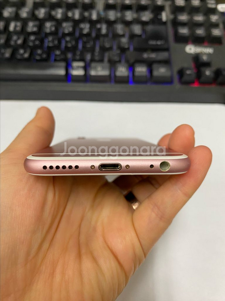 아이폰6S 로즈골드 SSS급 128GB 배터리91%--6