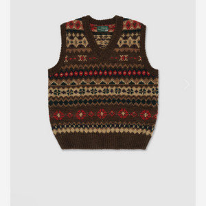 얼바닉 lodge knit vest 1사이즈