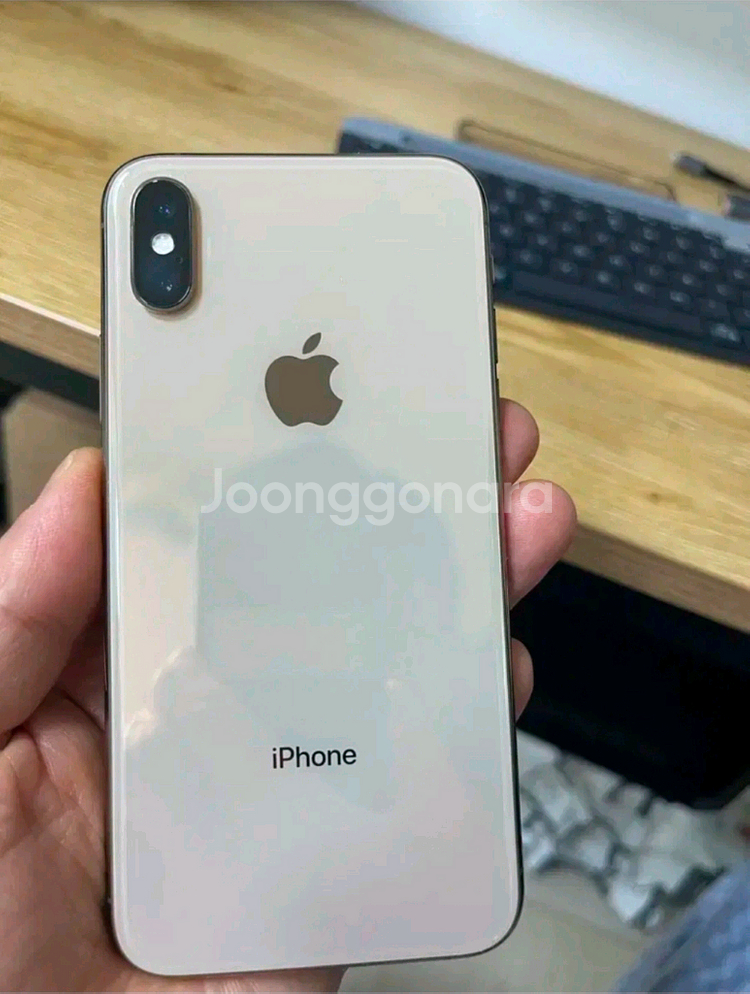 아이폰 XS 골드 256GB--0