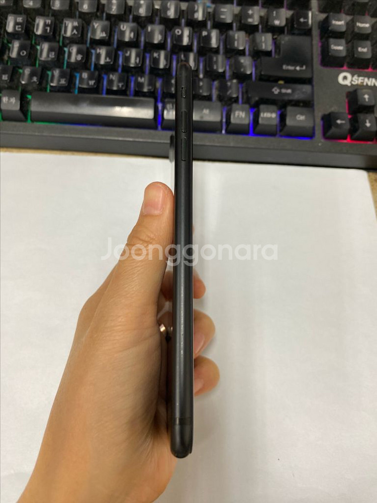 아이폰7플러스 매트블랙 외관A급 128GB 녹음X--4