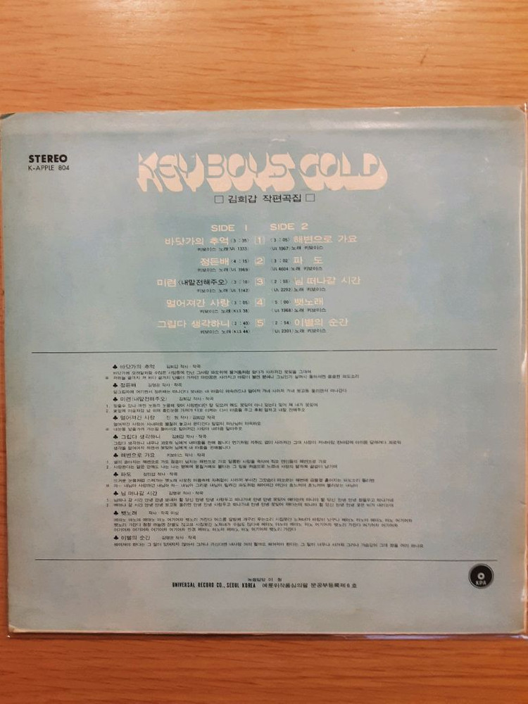 키 보이즈 lp 이미지