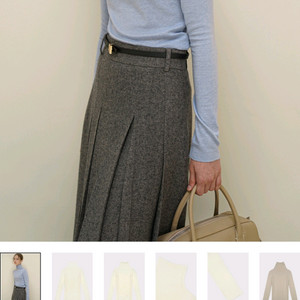 유메르 브랜드 울 폴라 티