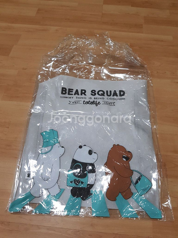 새상품 위베어베어스 pvc 투명 숄더백 가방 8천원--0