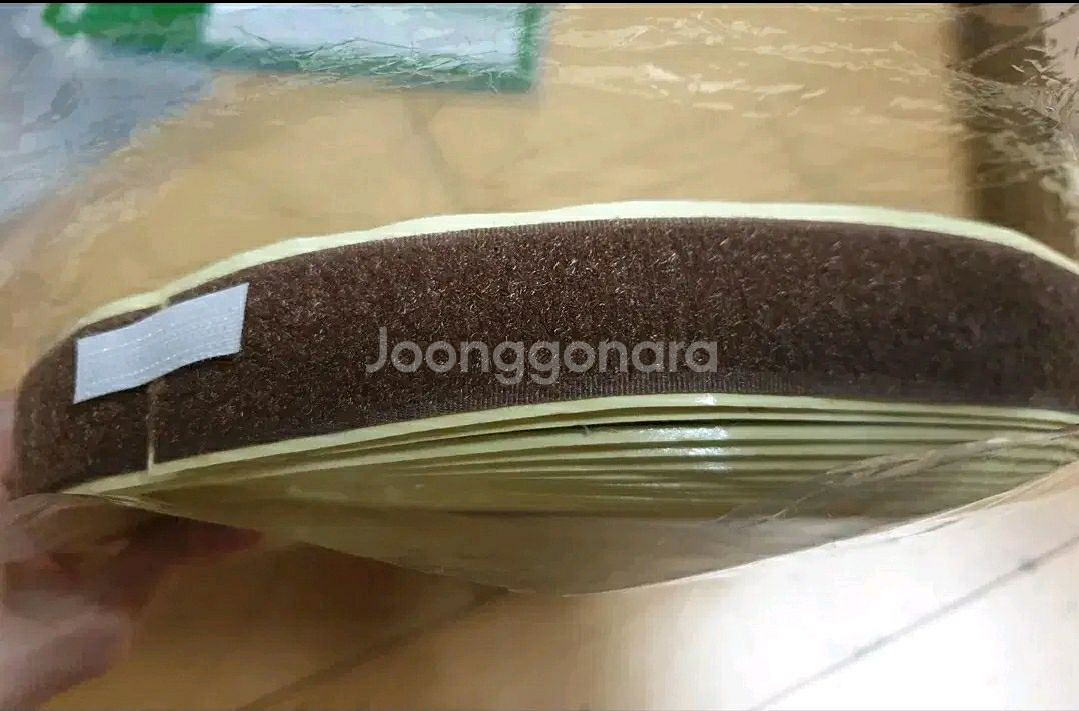 밸크로 찍찍이 브라운 아이들 모서리 보호대--0